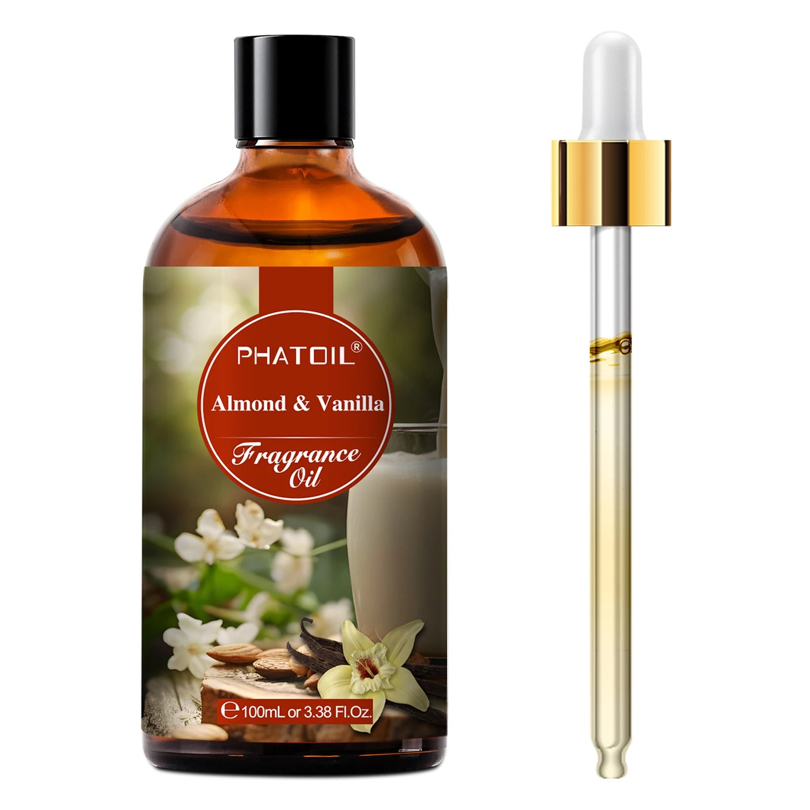 Phatoil 100ml Fragrance Oil with Dropper - White Musk Orange Blossom