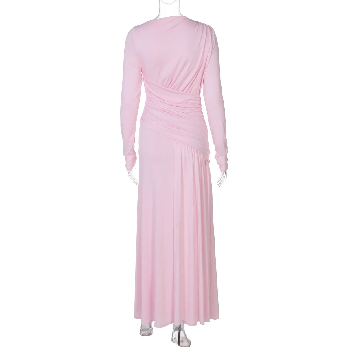 Elegant Women Dresses: Irregular Pleated Maxi Dress | Salman Store