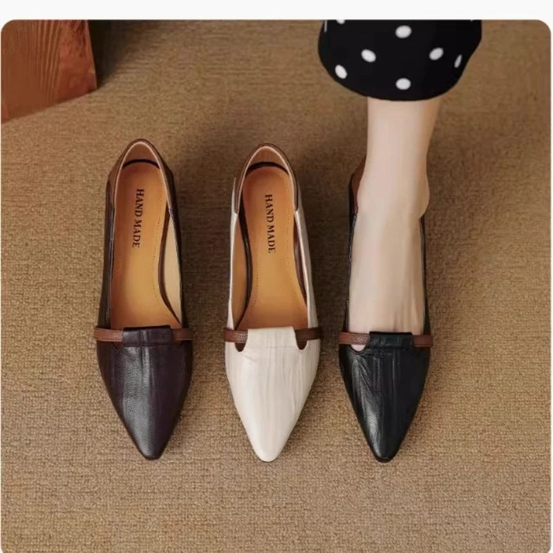 2026 Women's Pointed Toe High Heels - Comfortable Low Cut Pumps Sandals - JStorehub 