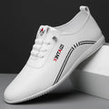 2024 casual men leather shoes Versatile Business White footwear Fashion anti slip comfortable loafers male new lightweight flat