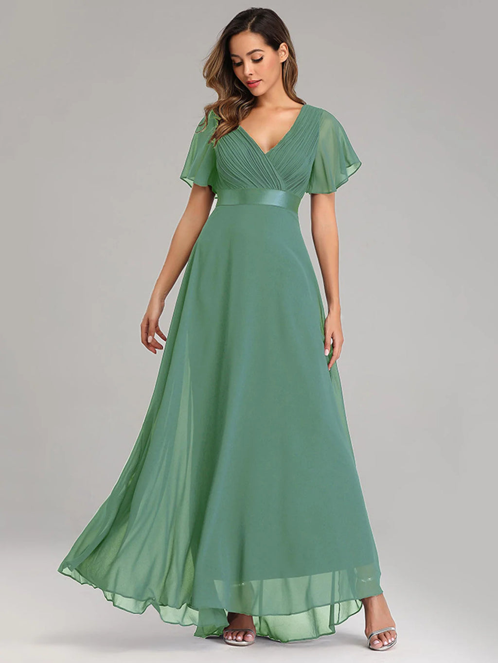 Sexy Pink Chiffon Tulle Maxi Summer Dress - Casual Vintage Long Party Gown