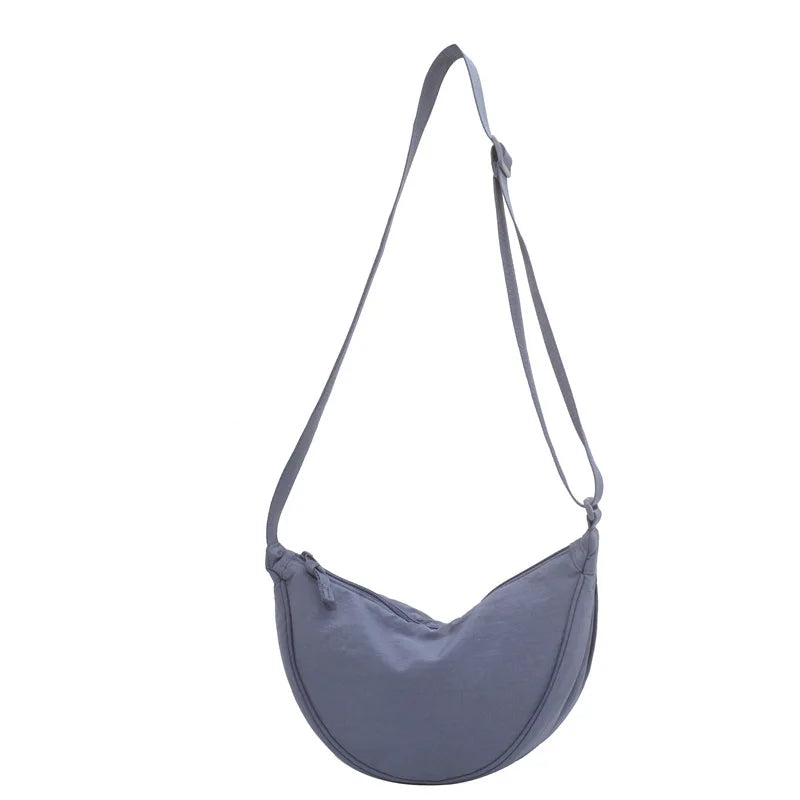 Casual Nylon Hobo Crossbody Bag for Women - Large Capacity Designer Shoulder
