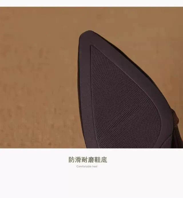 2026 Women's Pointed Toe High Heels - Comfortable Low Cut Pumps Sandals - JStorehub 