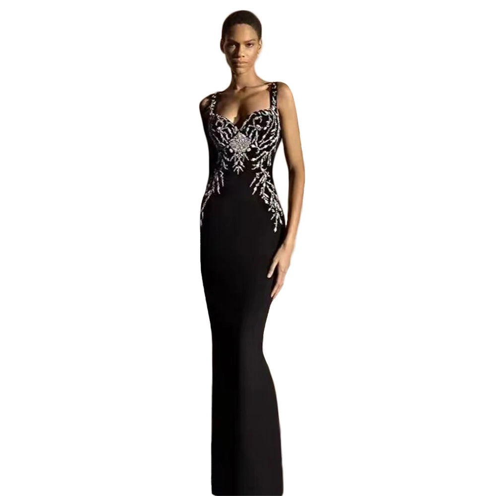 Women Dresses: Elegant Beading Bandage Dress | Salman Store