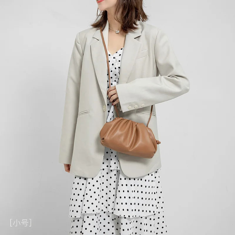Luxury Soft PU Leather Shoulder Bag for Women - Small Crossbody Messenger Bag - JStorehub 