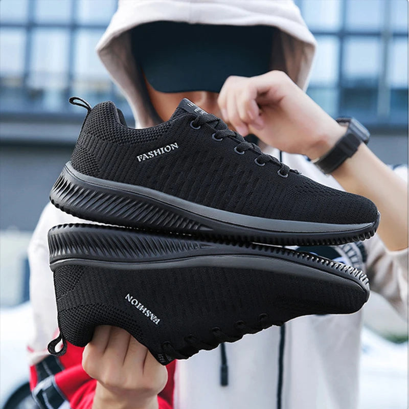 Summer Breathable Men's Casual Shoes Mesh Breathable Man Casual Shoes Fashion Moccasins Lightweight Men Sneakers Hot Sale 35-47