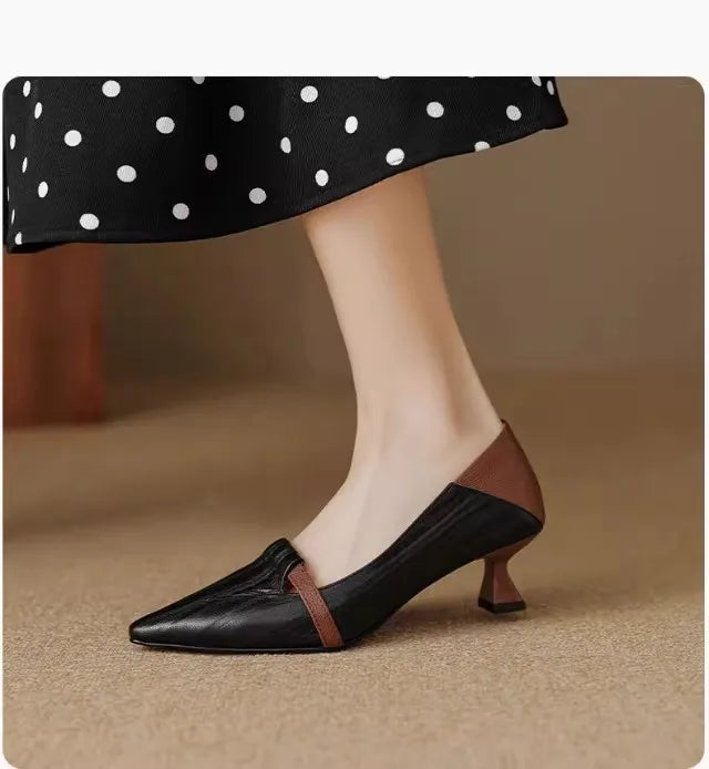 2026 Women's Pointed Toe High Heels - Comfortable Low Cut Pumps Sandals - JStorehub 