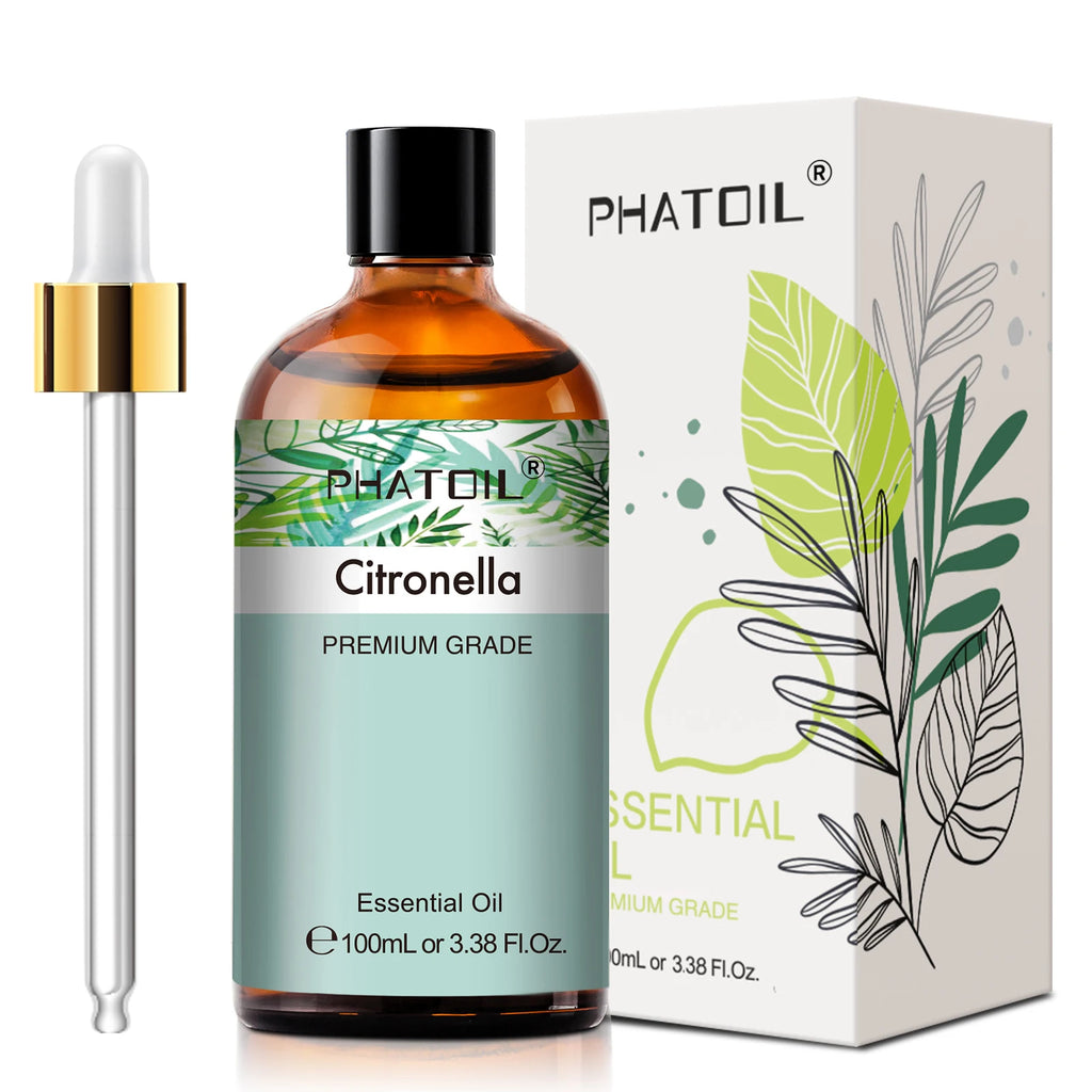 Phatoil 100ml Premium Essential Oil Set - Sandalwood Lavender Eucalyptus - JStorehub 