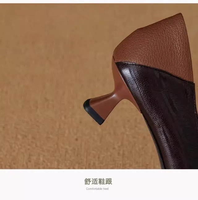 2026 Women's Pointed Toe High Heels - Comfortable Low Cut Pumps Sandals - JStorehub 