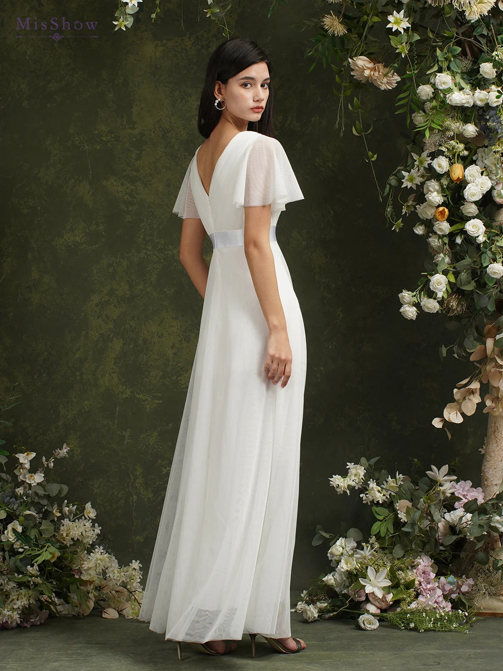Elegant Wedding Dress for Women – Modern Bridal Gown - SalmanStore 