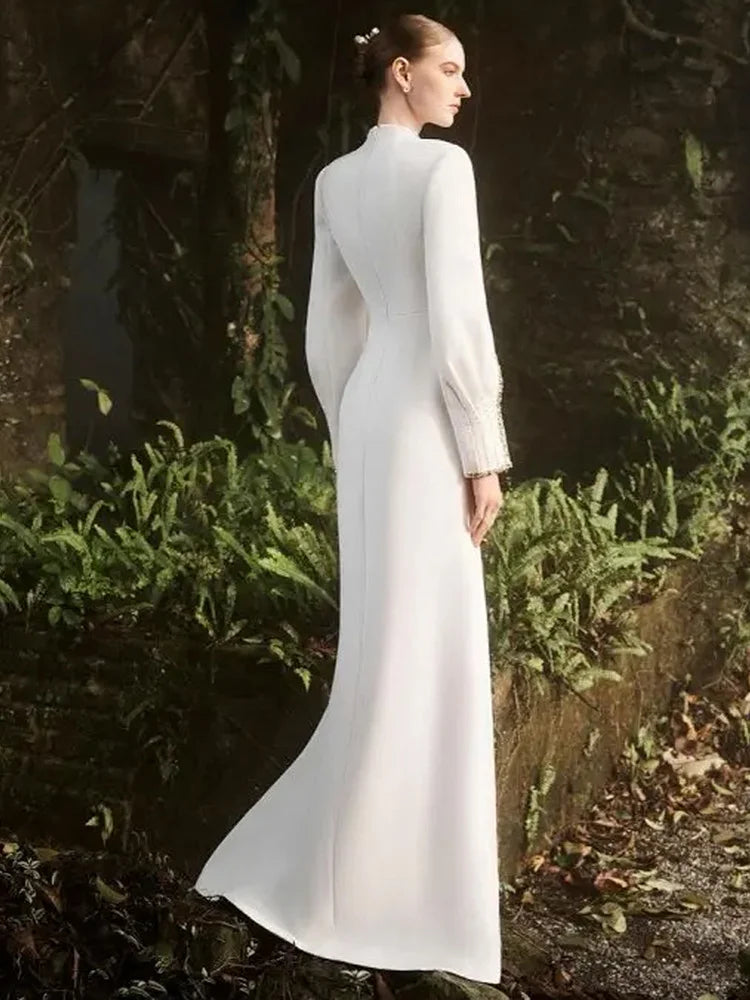 Elegant Wedding Dress for Women – Modern Bridal Gown - SalmanStore 
