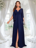 Women Dresses: Elegant Chiffon Evening Gown by Salman Store