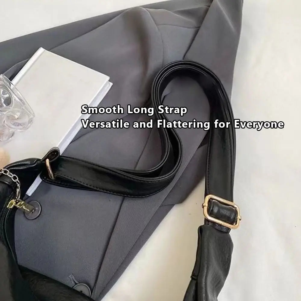 Trendy Slouchy Shoulder Bag for Women - PU Leather Large Capacity Hobo Tote - JStorehub 