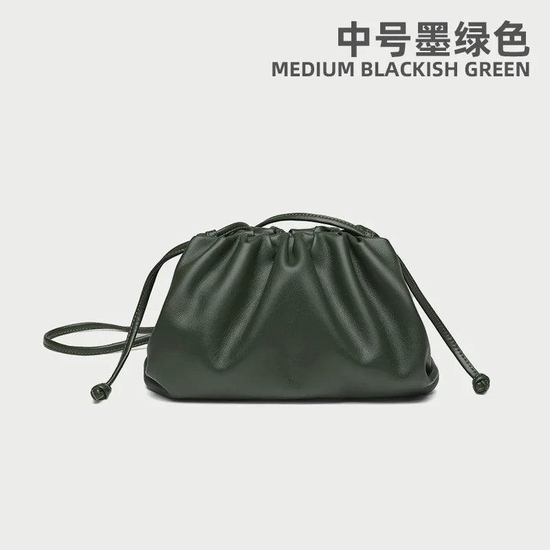 Luxury Soft PU Leather Shoulder Bag for Women - Small Crossbody Messenger Bag