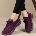 Black Beijing Cloth Casual Work Shoes for Women - Comfortable Slip-On Flats