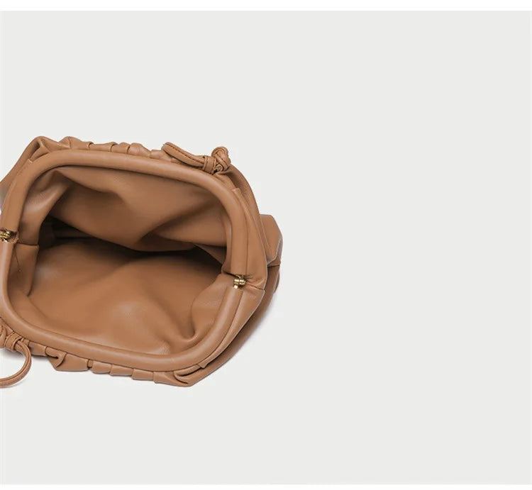 Luxury Soft PU Leather Shoulder Bag for Women - Small Crossbody Messenger Bag