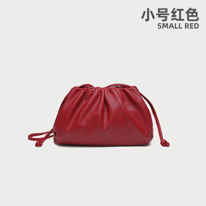 Luxury Soft PU Leather Shoulder Bag for Women - Small Crossbody Messenger Bag