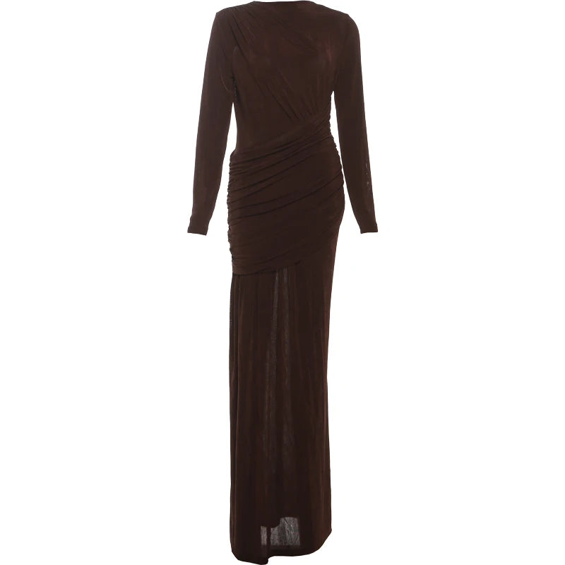 Women Dresses: NIBBER Ankle-Length A-Line Dress | Salman Store