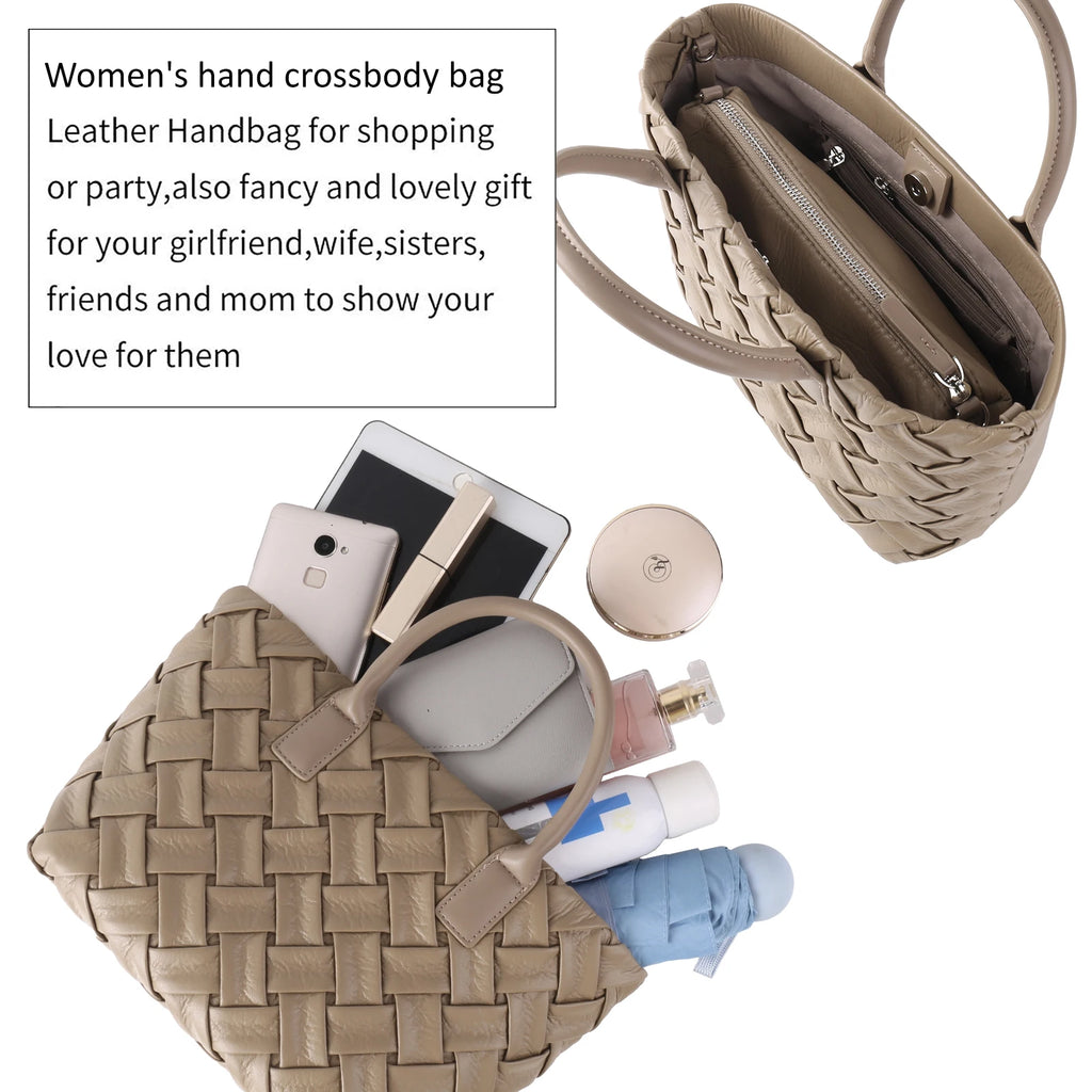 ZR Diary Pleated PU Leather Shoulder Bag for Women - Versatile Commuter Messenger Bag - JStorehub 