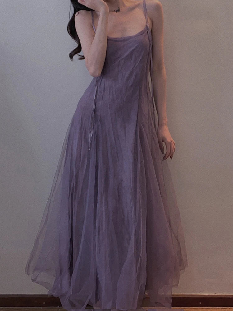 Spring 2026 Plus Size Long Lace A-Line Dress - High Waist Slimming Gown - JStorehub 