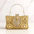 Acrylic Flower One Side Glitter Tassel Women Evening Bags Diamonds Small Day Clutch Luxury New Chain Shoulder Handbags For Party