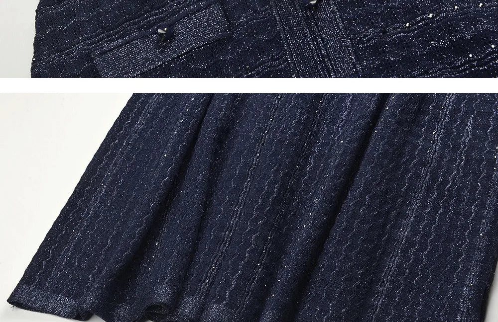 Solid Knit Hollow Out Maxi Dress for Women - Short Sleeve Bodycon Dress 2026 - JStorehub 
