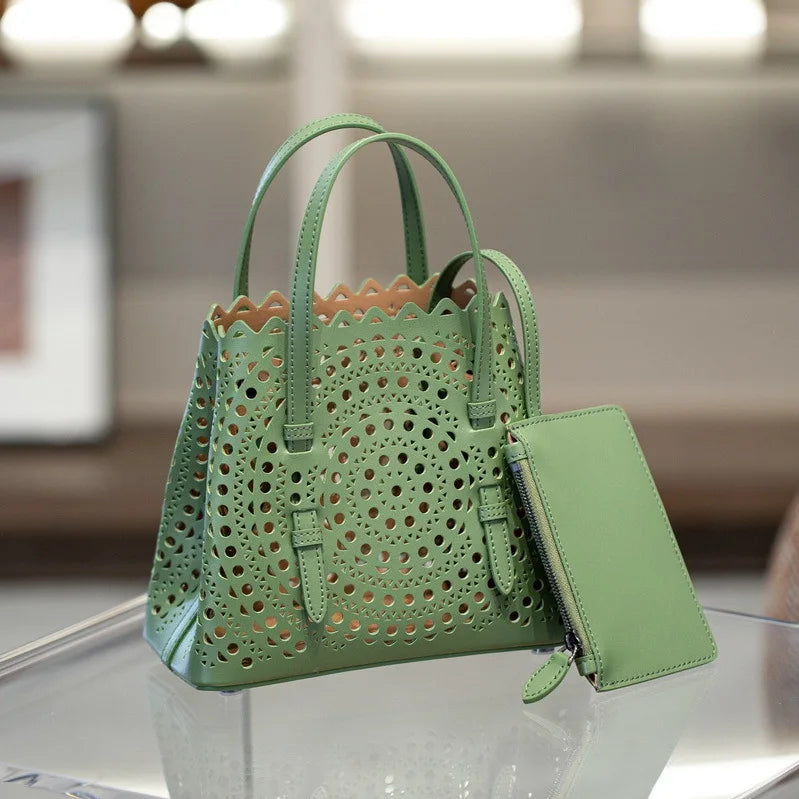 Beige Small Tote Shoulder Bag for Women - Handheld Travel Daily Bag