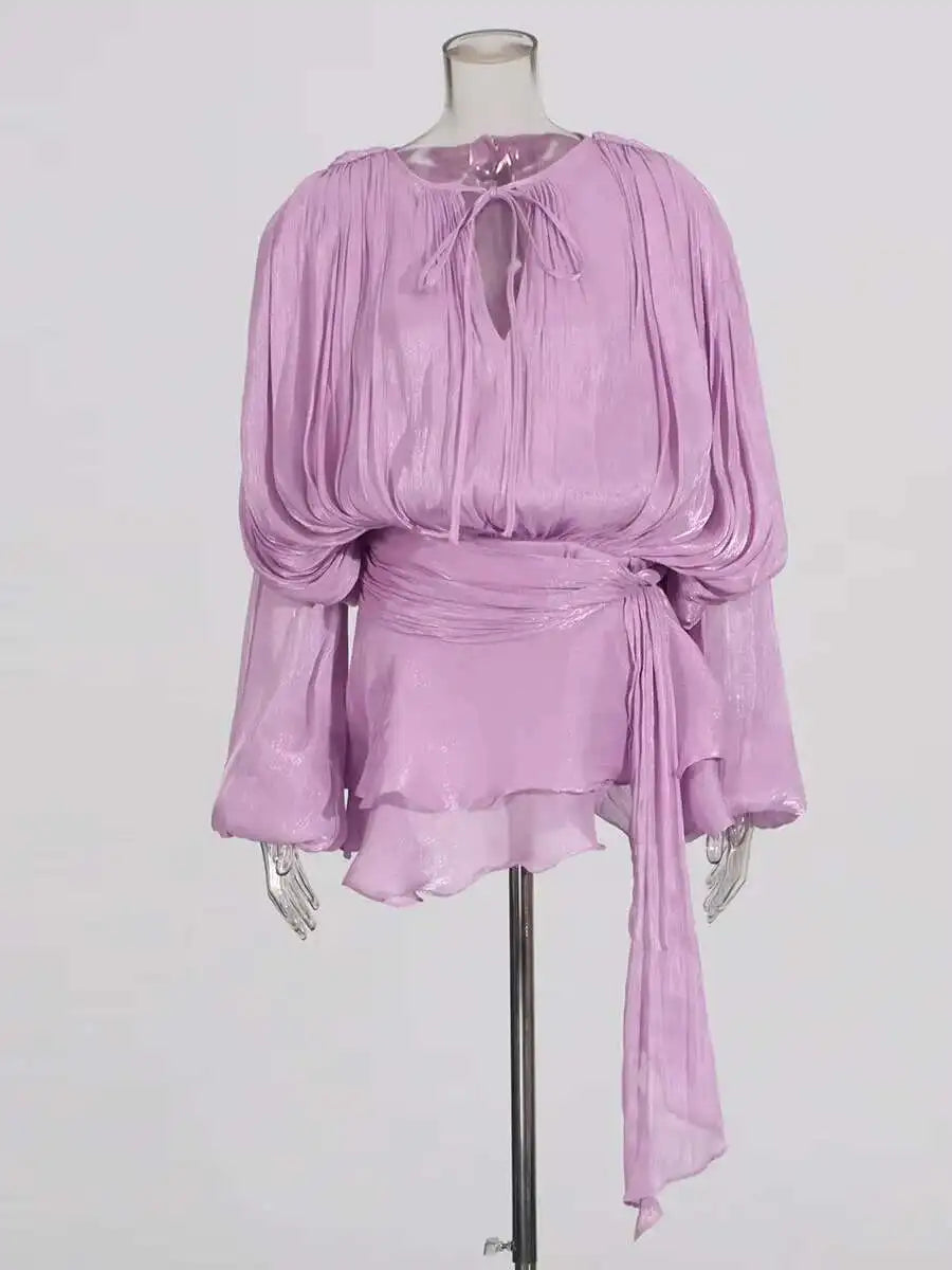 Women Dresses: TWOTWINSTYLE Sweet Mini Dress | Salman Store