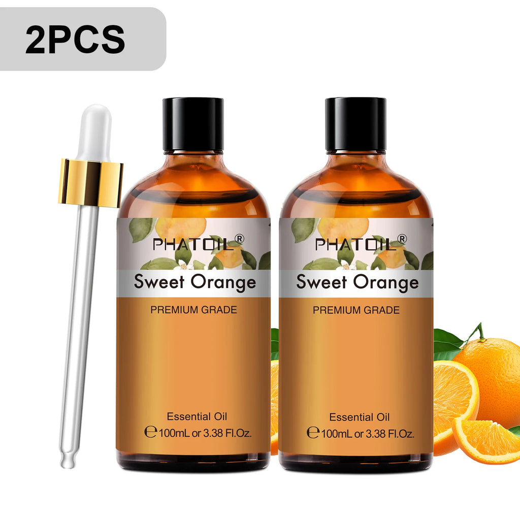 Phatoil 100ml Premium Essential Oil Set - Sandalwood Lavender Eucalyptus