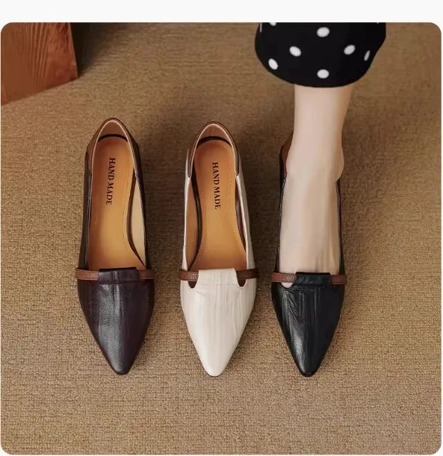 2026 Women's Pointed Toe High Heels - Comfortable Low Cut Pumps Sandals - JStorehub 