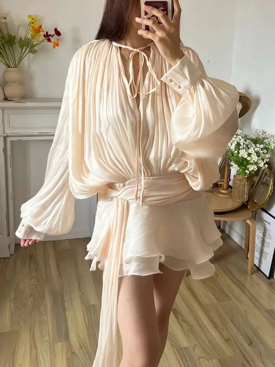 Women Dresses: TWOTWINSTYLE Sweet Mini Dress | Salman Store