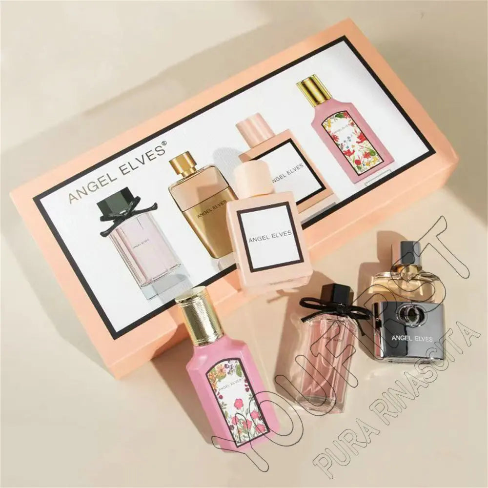 4pcs Floral Perfume Gift Set for Women - 120ml Long Lasting Spray - JStorehub 