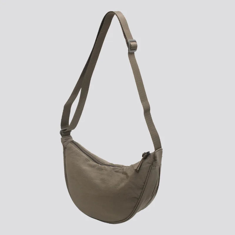 Casual Nylon Hobo Crossbody Bag for Women - Large Capacity Designer Shoulder