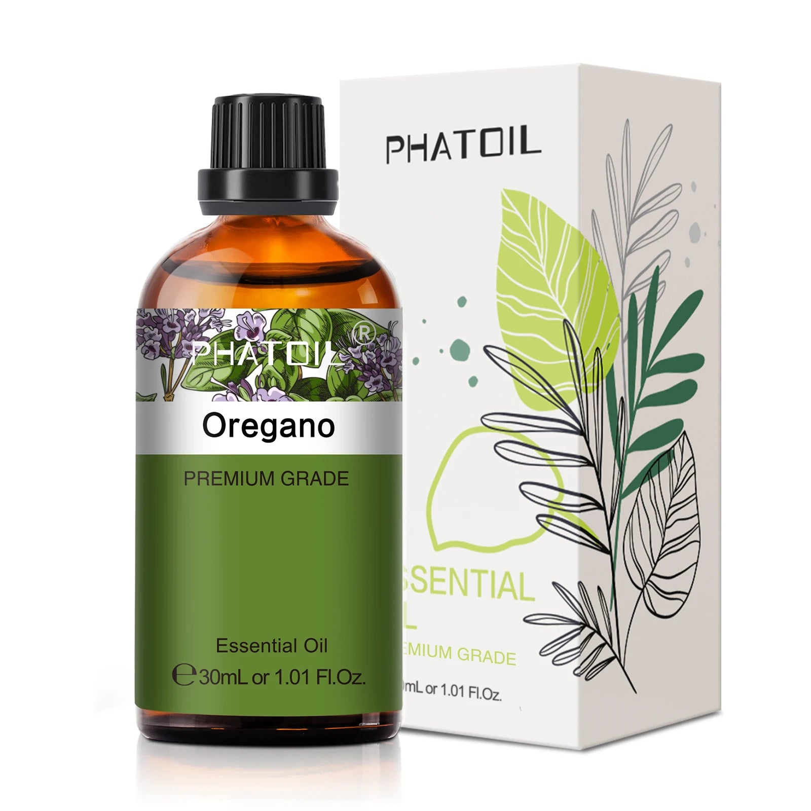 Phatoil 30ml Aromatherapy Essential Oil Set - Lavender Eucalyptus Vanilla Orange - JStorehub 