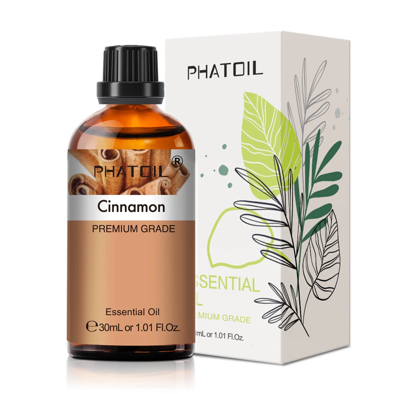 Phatoil 30ml Aromatherapy Essential Oil Set - Lavender Eucalyptus Vanilla Orange - JStorehub 