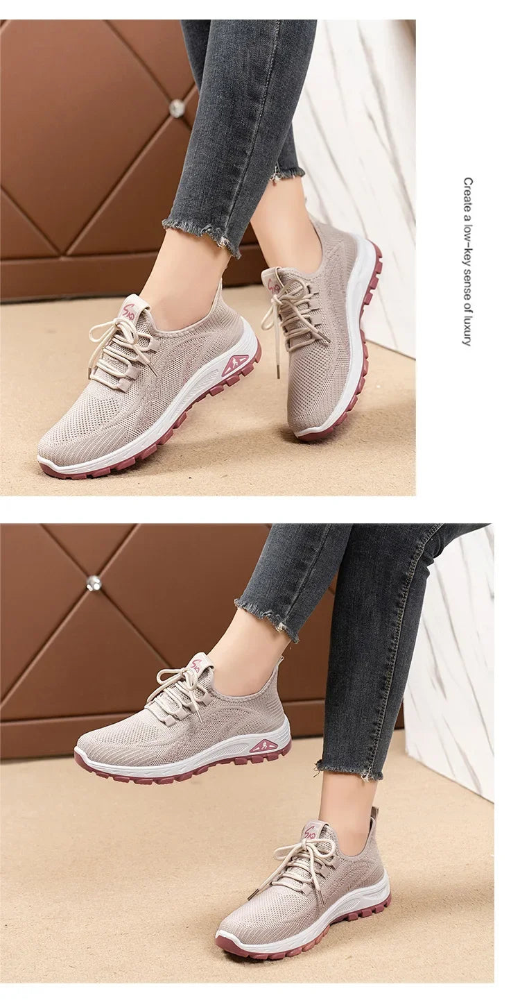 Black Beijing Cloth Casual Work Shoes for Women - Comfortable Slip-On Flats