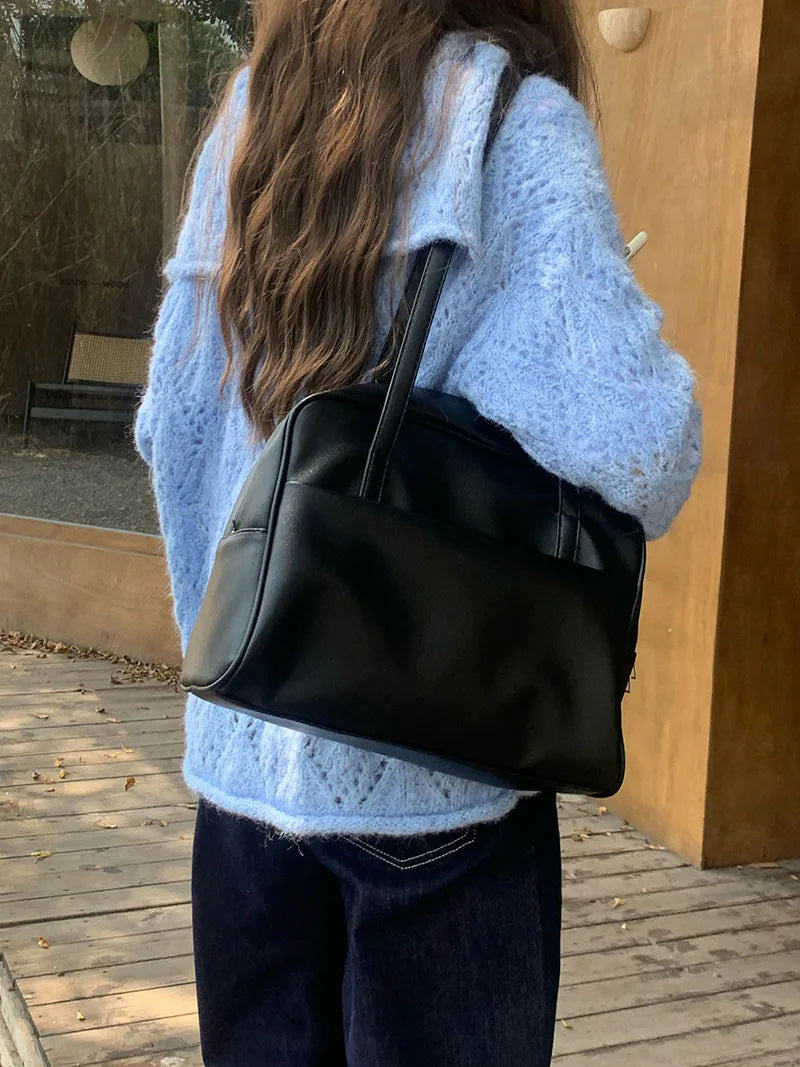 Korean Style Large Capacity Single Shoulder Bag for Women - JStorehub 