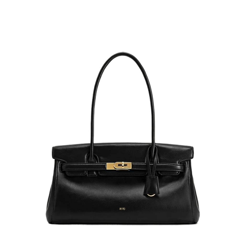 JW PEI Yara White Vegan Leather Tote Shoulder Bag for Women