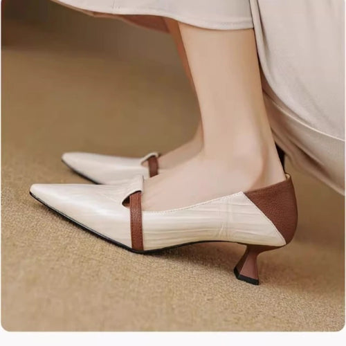 2026 Women's Pointed Toe High Heels - Comfortable Low Cut Pumps Sandals - JStorehub 