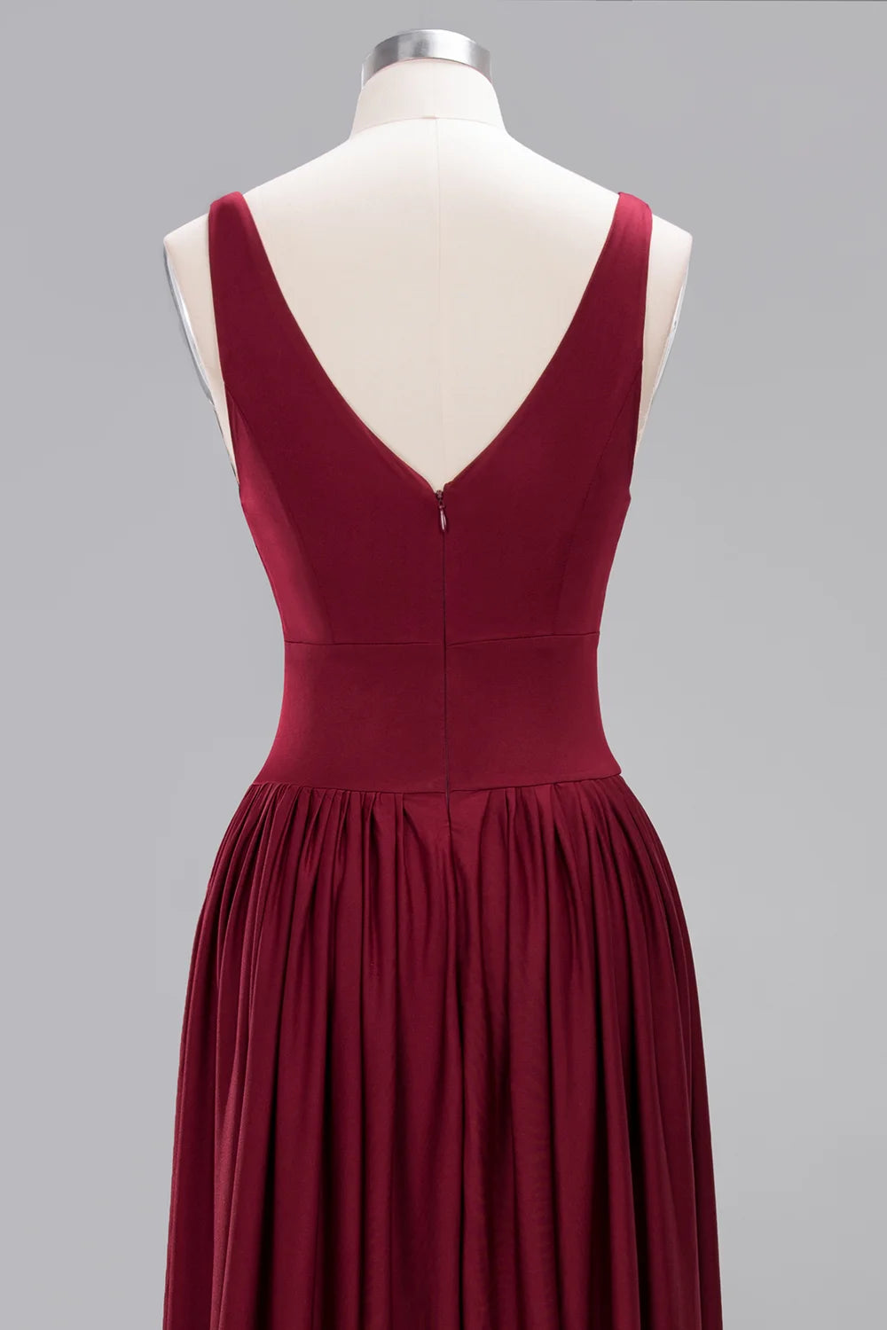 Women's Sleeveless V-Neck Backless Evening Dress Floor - JStorehub 