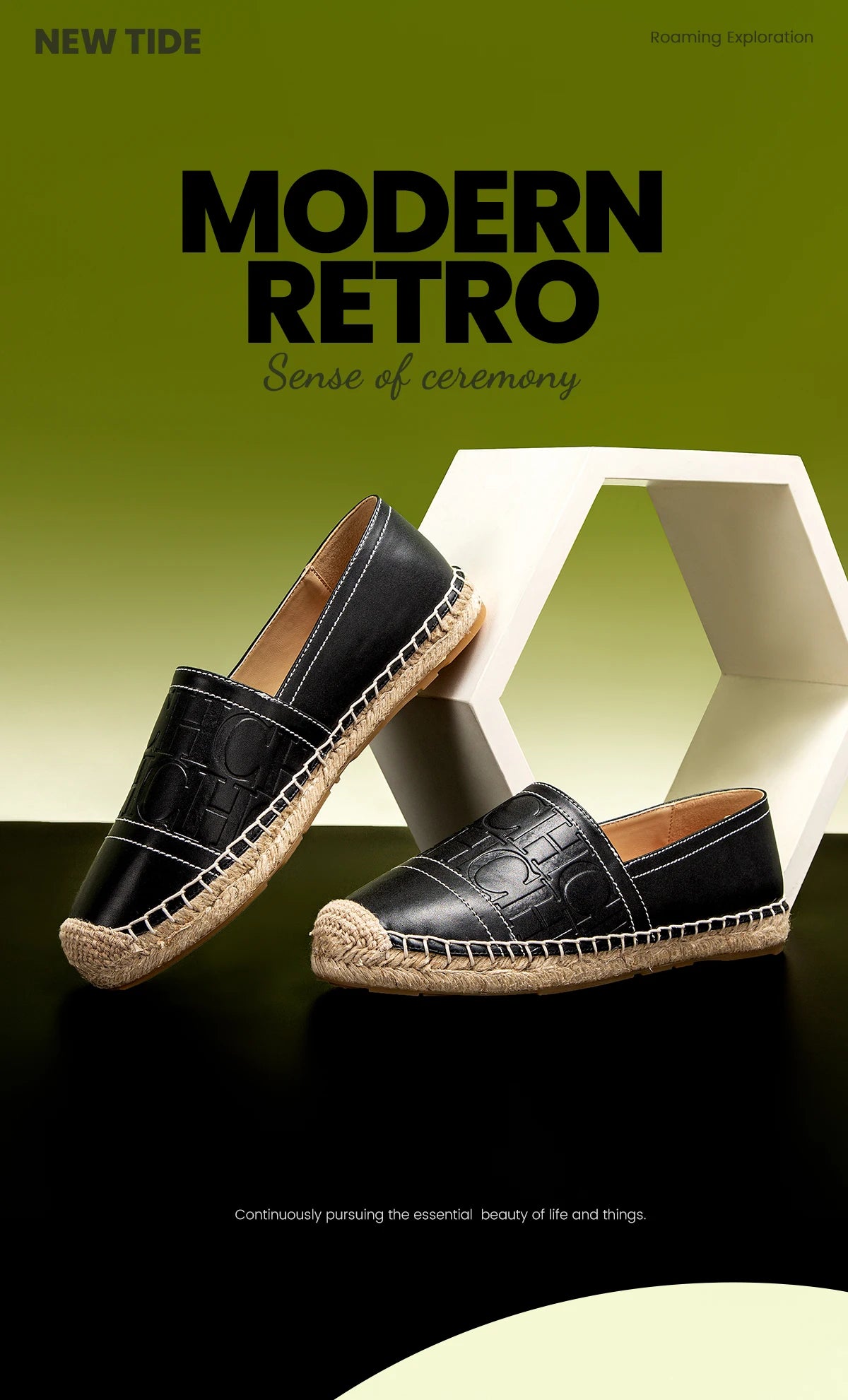 Women's Beach Shoes 2025 - Anti-Slip Handmade Hemp Bottom Flat Casual Shoes - JStorehub 