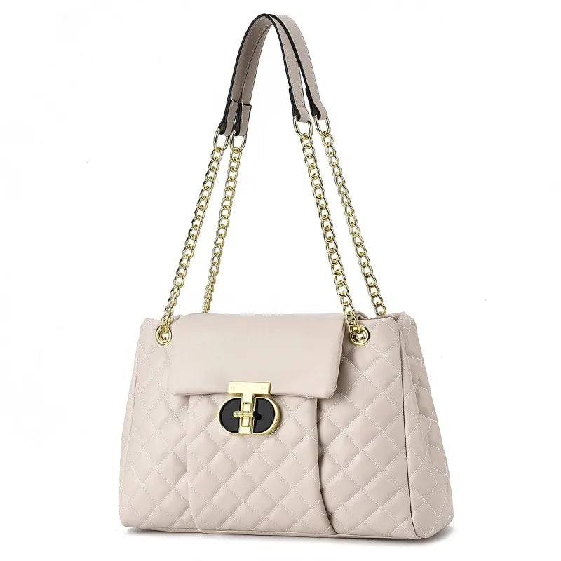 Luxury Brand Designer Women Fashionable Handbag with Diamond Grid - SalmanStore 