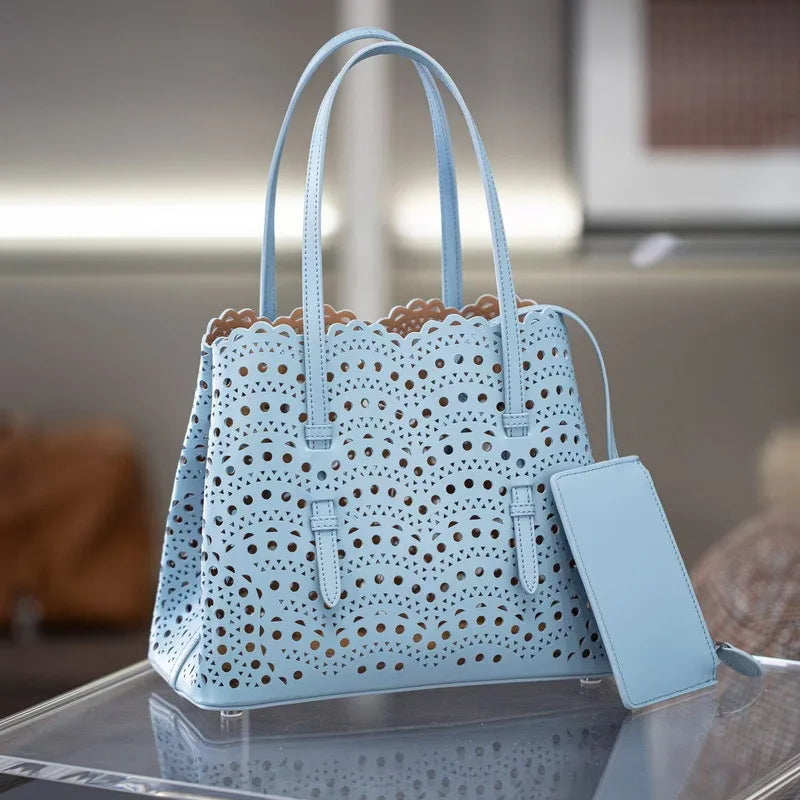 Beige Small Tote Shoulder Bag for Women - Handheld Travel Daily Bag