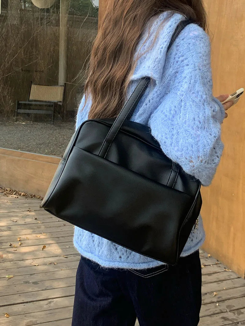 Korean Style Large Capacity Single Shoulder Bag for Women - JStorehub 