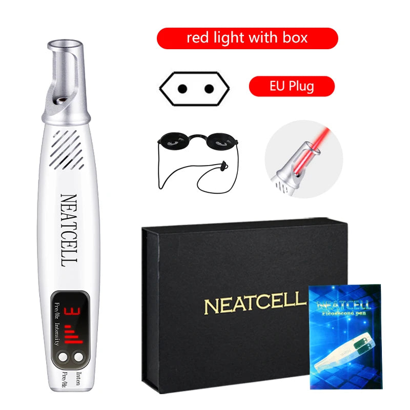 Picosecond Laser Pen for Scar Removal - Blue Light Therapy Mole Freckle Remover - JStorehub 