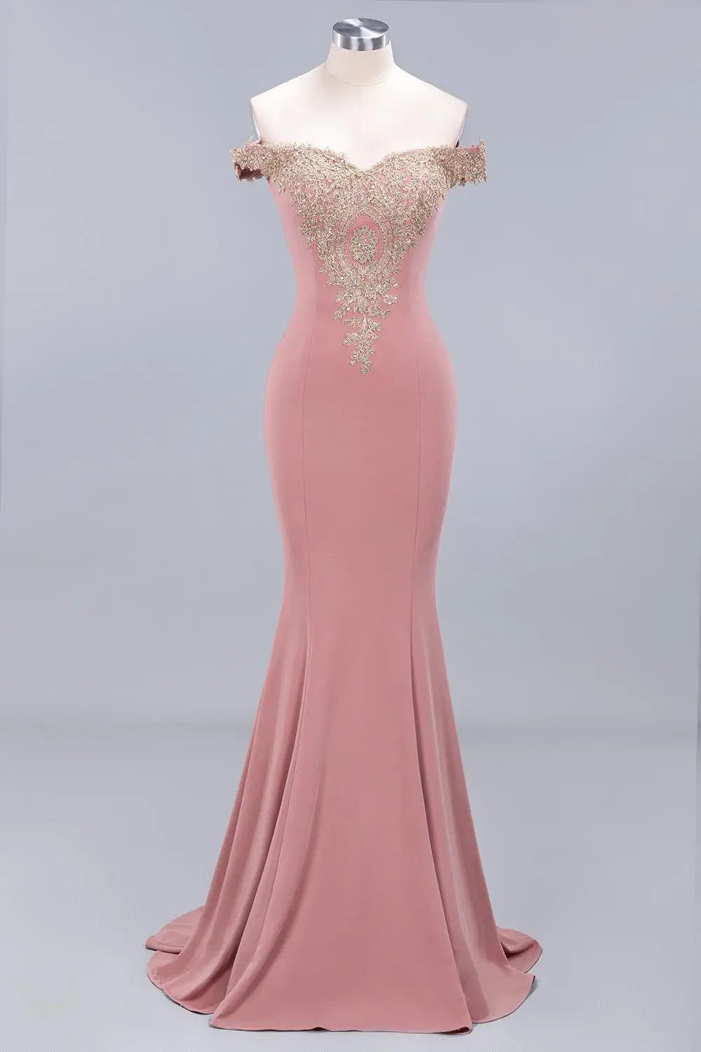 Burgundy Mermaid Satin Evening Dress - Lace Open Back Prom Gown - JStorehub 