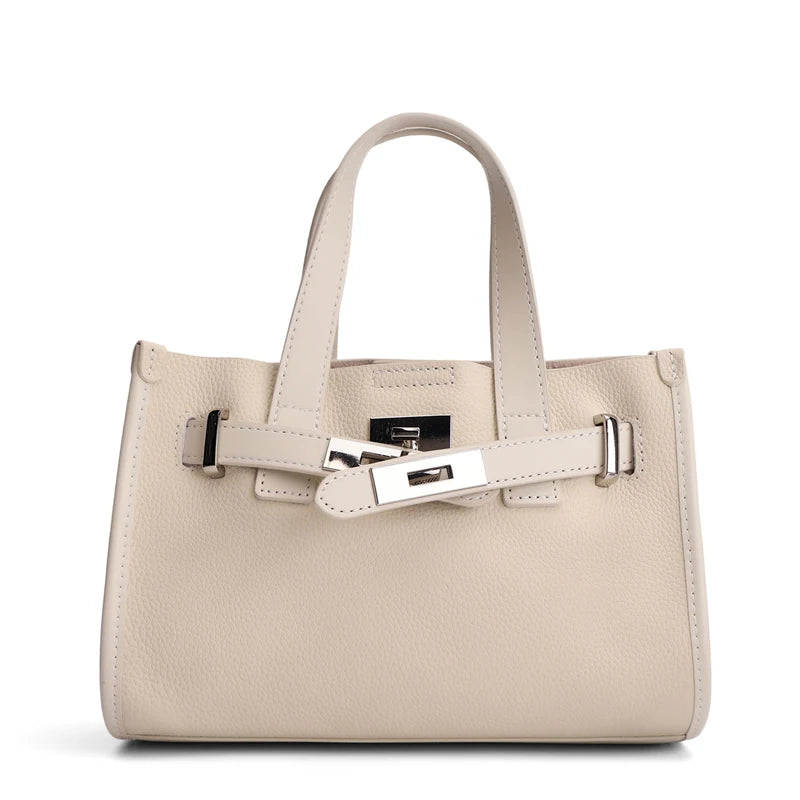Cowhide Satchel Bag for Women 2026 - Mini Genuine Leather Crossbody Bag