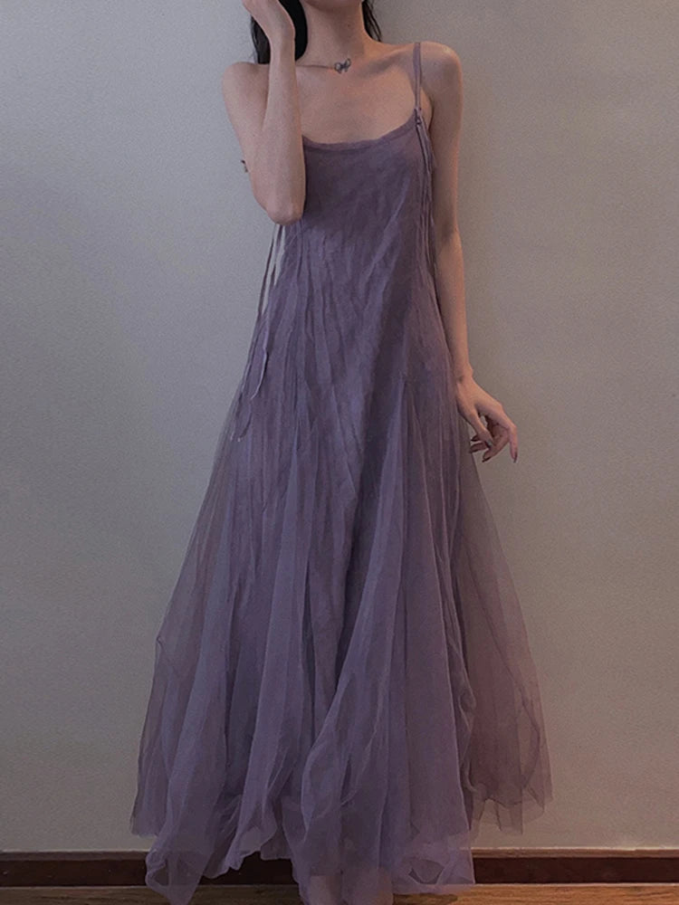 Spring 2026 Plus Size Long Lace A-Line Dress - High Waist Slimming Gown - JStorehub 
