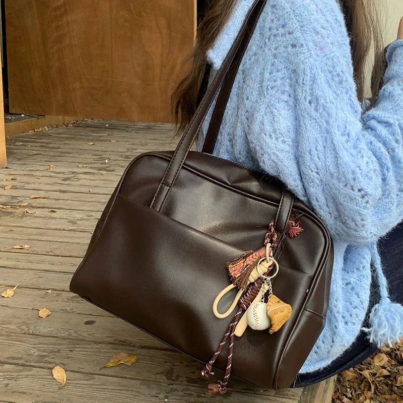 Korean Style Large Capacity Single Shoulder Bag for Women - JStorehub 