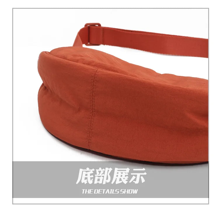 Casual Nylon Hobo Crossbody Bag for Women - Large Capacity Designer Shoulder